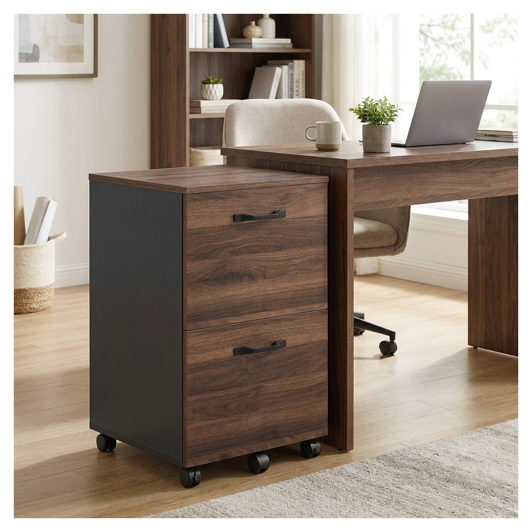 Cambrie 16.7" W 2-Drawer Mobile Vertical Filing Cabinet